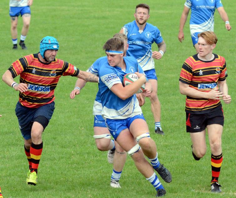 Lewis Tingay - try hat-trick for Haverfordwest